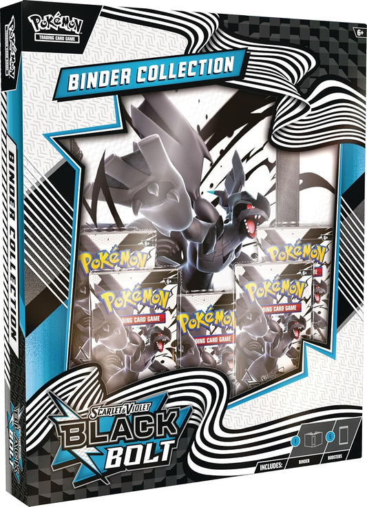 Pokémon TCG: Scarlet & Violet—Black Bolt Binder Collection (Zekrom Binder & 5 Booster Packs)