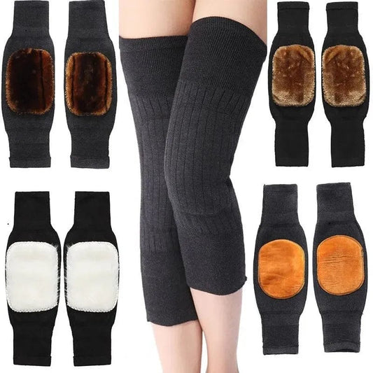 2 Pcs Knee Warmer Pads with Elastic Strap for Men Women (Free size)